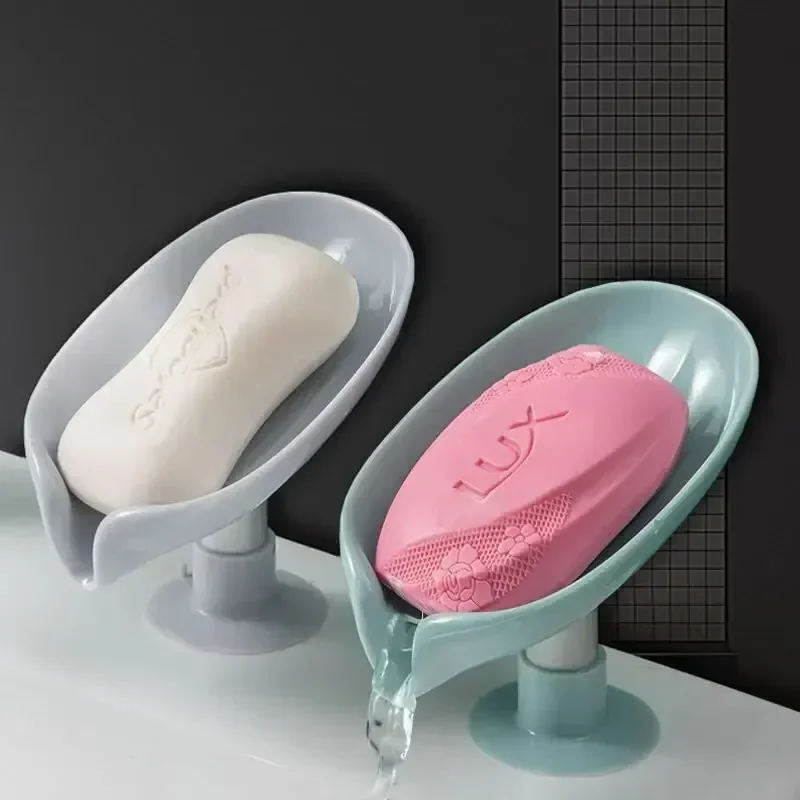 Kitchen Gadgets Gifts - Дренажная мыльница в форме листа, мыльница-подставка