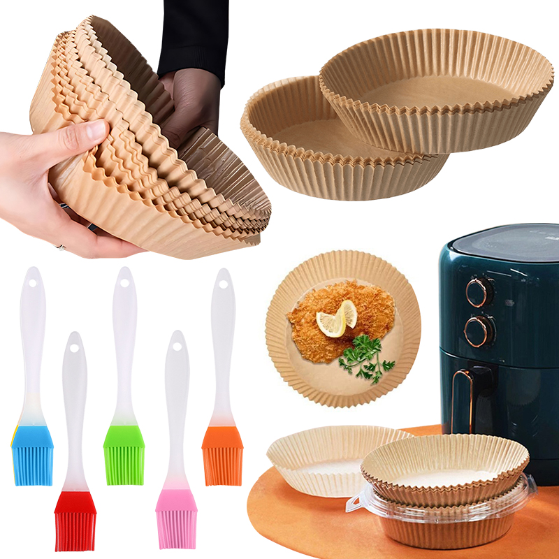 Kitchen Gadgets Set - 50/100 шт. бумажная тарелка для фритюрницы